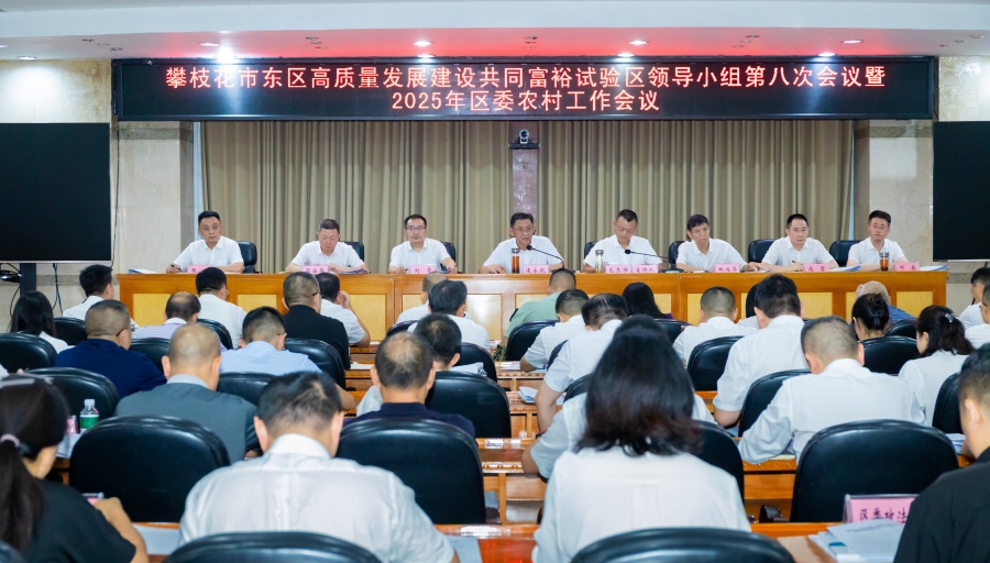 东区高质量发展建设共同富裕试验区领导小组第八次会议暨2025年区委农村工作会议召开