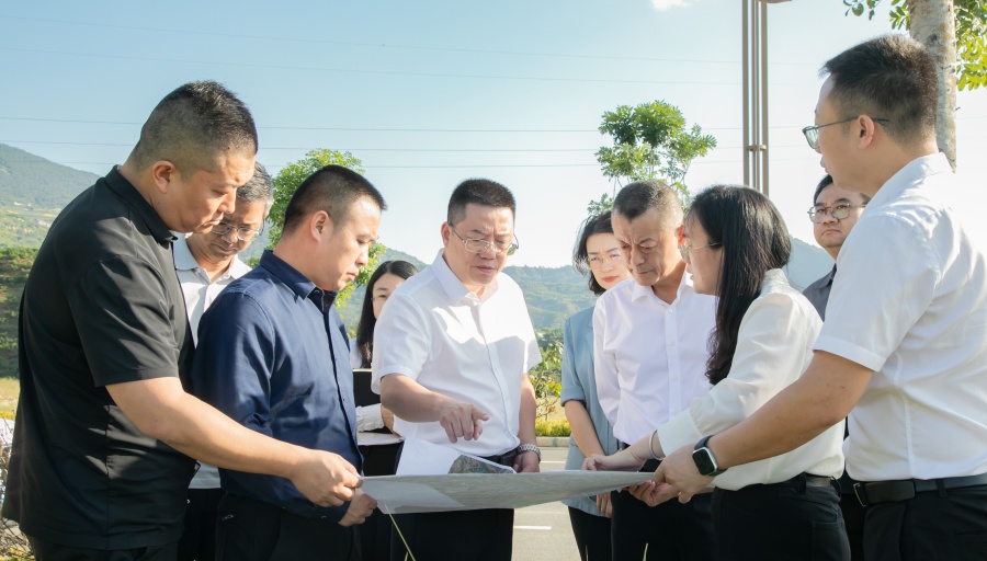 苟军调研阿署达片区规划工作
