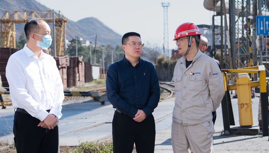 苟军检查企业安全生产暨调研停工停产企业