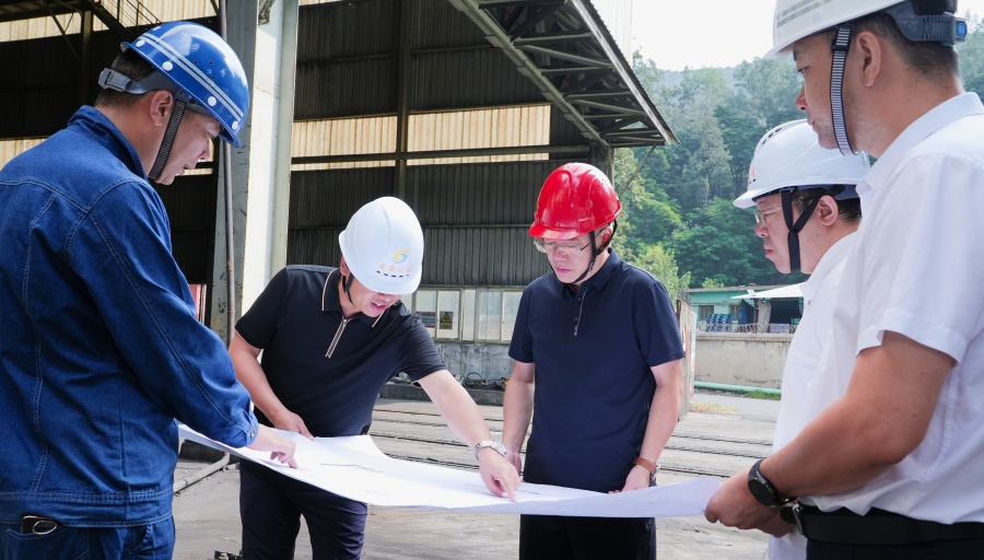 苟军调研重点工业项目建设和安全生产工作情况