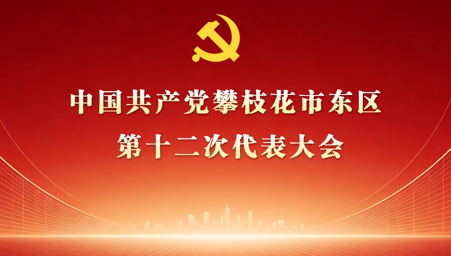 
                                    中国共产党攀枝花市东区第十二次代表大会